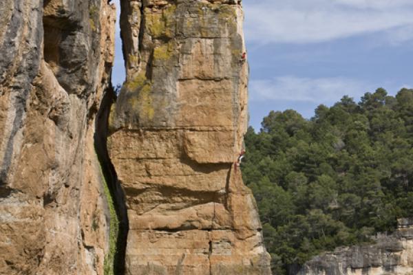 Siurana Escalada El Caragol.